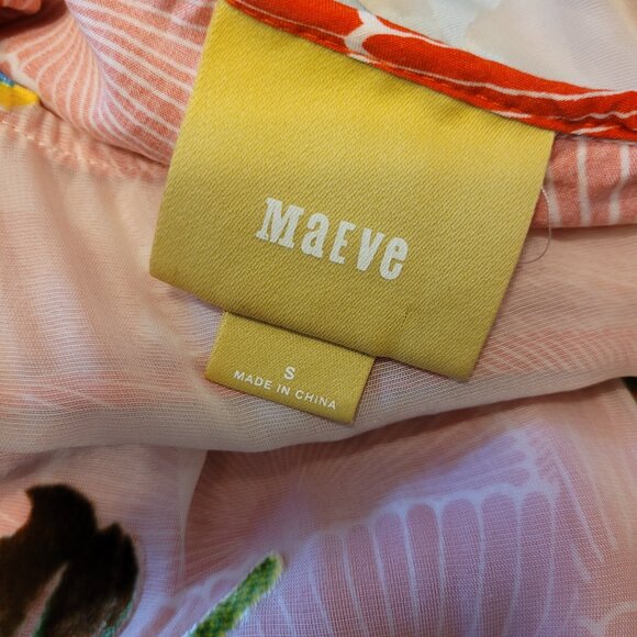 Anthropologie Maeve Flower Market Silk Velvet Swing Dress - Picture 7 of 8